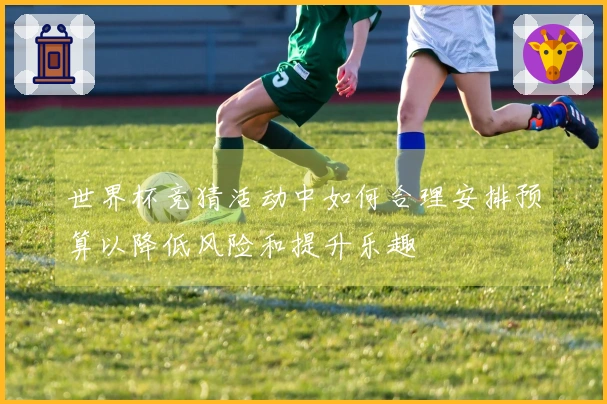世界杯竞猜活动中如何合理安排预算以降低风险和提升乐趣