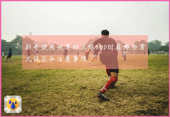 新手使用世界杯买球app时有哪些常见误区和注意事项