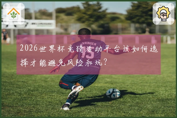 2026世界杯竞猜活动平台该如何选择才能避免风险和坑？