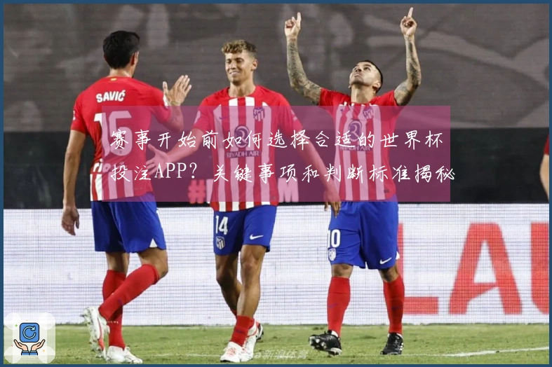 赛事开始前如何选择合适的世界杯投注APP？关键事项和判断标准揭秘
