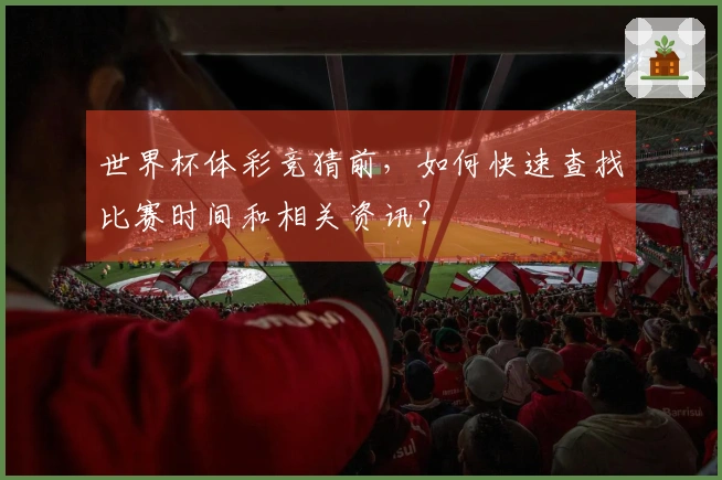 世界杯体彩竞猜前，如何快速查找比赛时间和相关资讯？